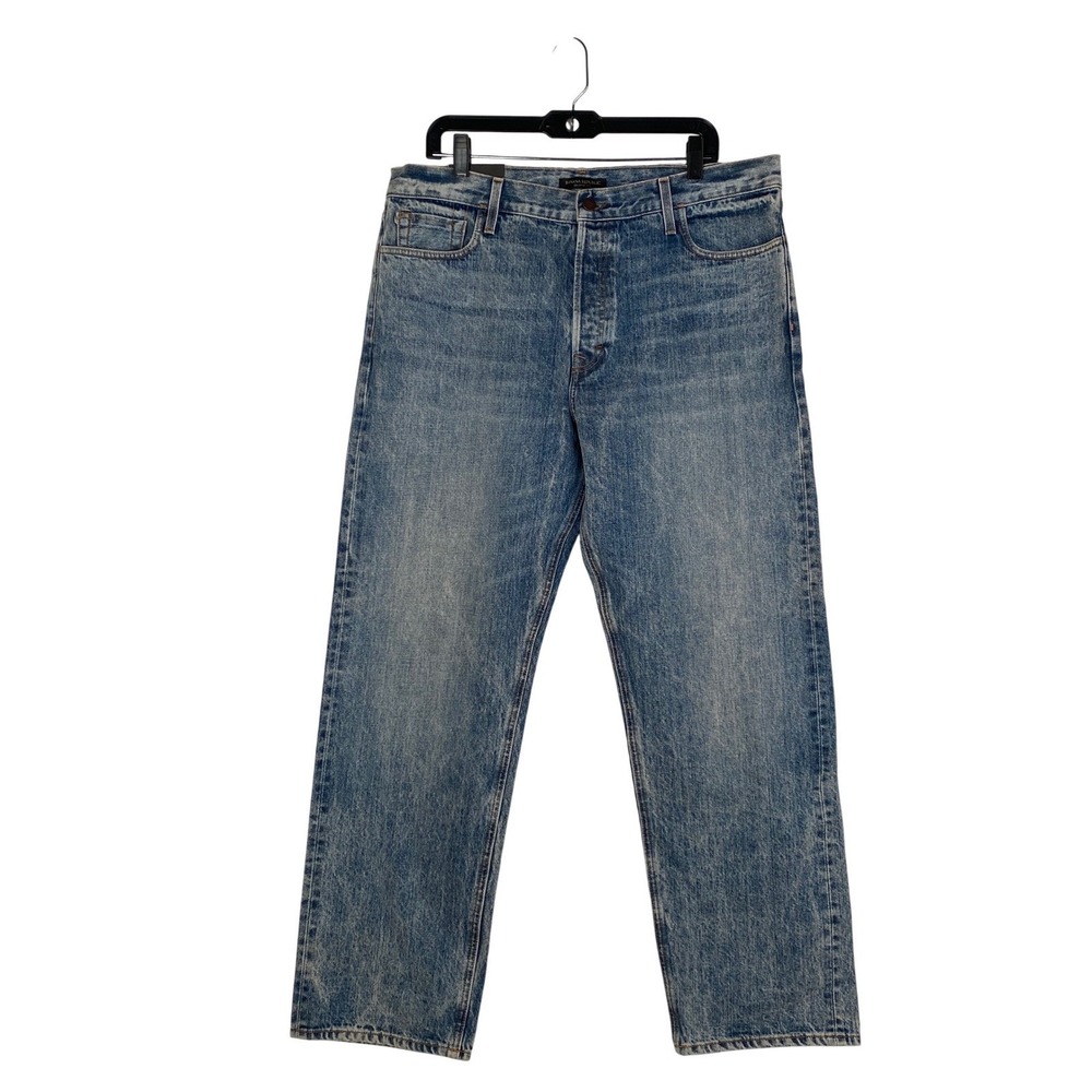 Banana Republic Relaxed Fit Mens Jeans Blue‎ Wash Size 35  33 Made in USA